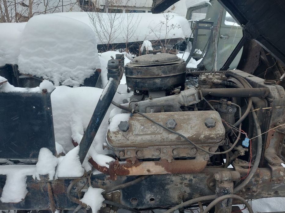 Продам двигатель и кпп на МАЗ 500