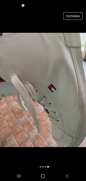 Adidasi Tommy Hilfiger originali din piele naturala 43