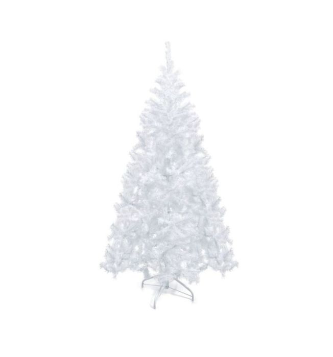 Коледна елха, С 540 клона, 180 см, Бял
