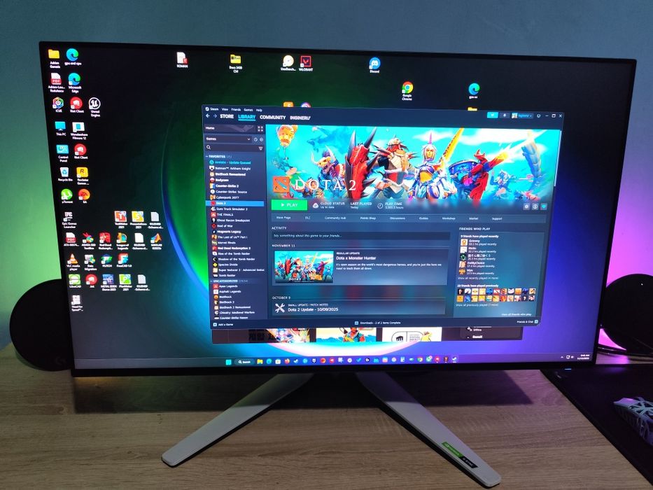 Monitor Alienware Panou nano IPS 27 inch AW2723DF, 1440p, 280Hz