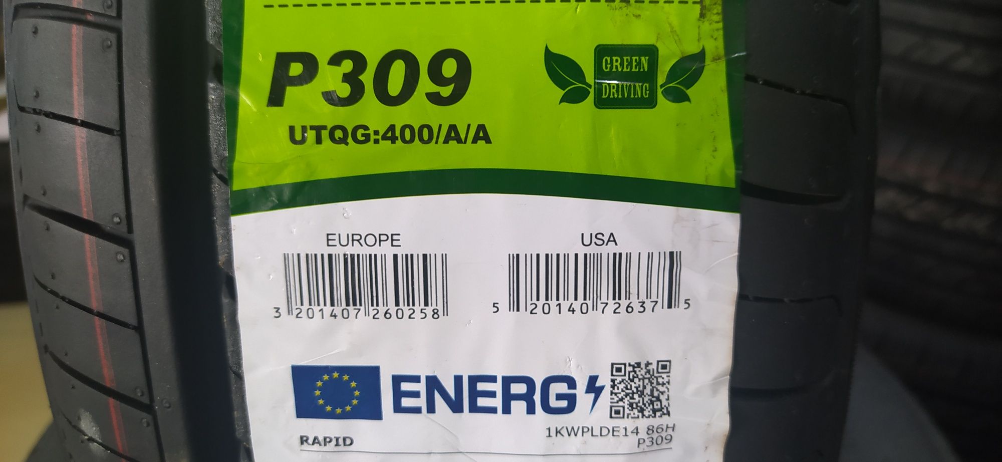 Rapid 185/70R14 P309 88H
