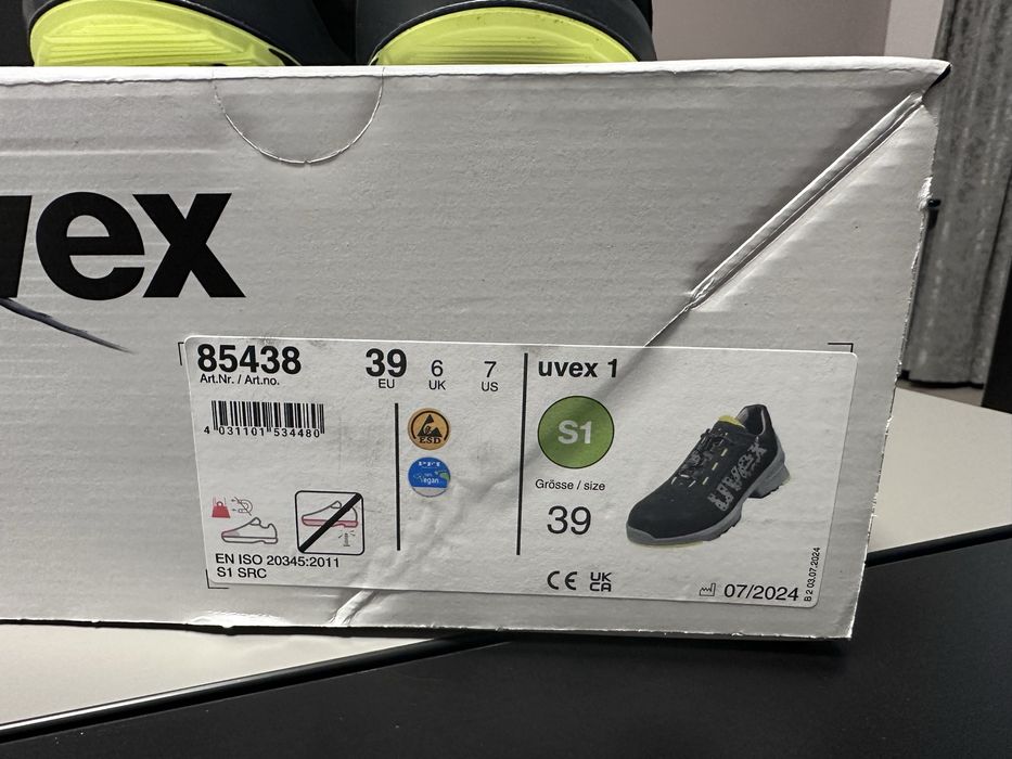 Papuci protectie uvex marimea 39