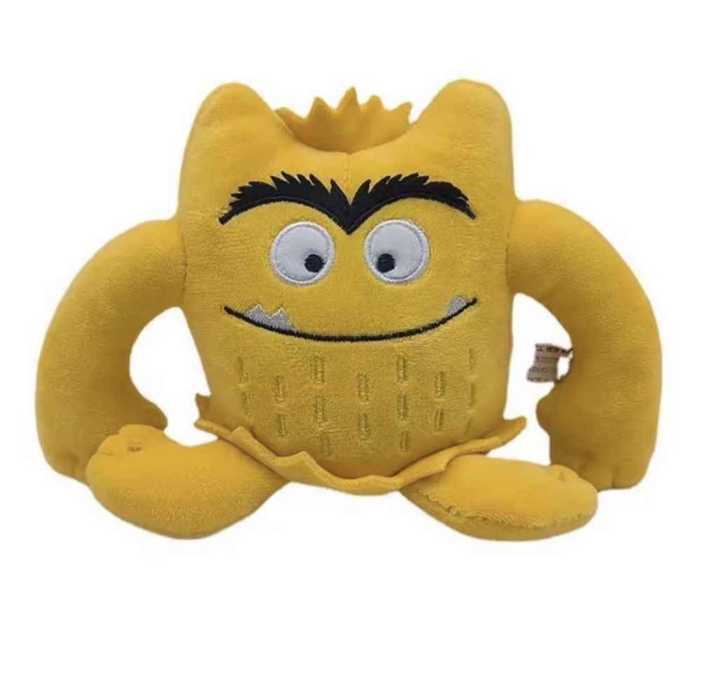Плюшена играчка The Color Monster, 25см, Плюшени Чудовища