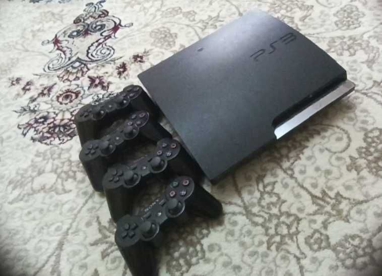 Ps3 slim ажойиб холатида 320 Гб 40у'йин 4пулт
