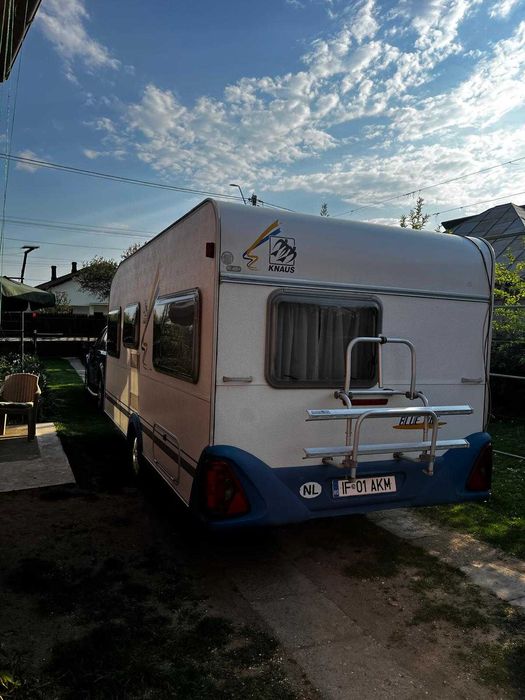 Rulota KNAUS blue line cu panou si boiler gaz -schimb cu fiat ducato