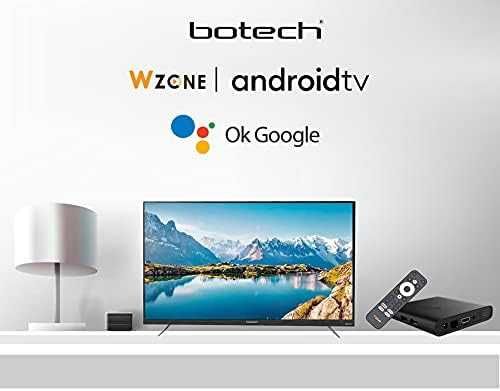 TV Box, Botech Wzone 4K, Android TV/ Андроид ТВ 12, Netflix, НОВ