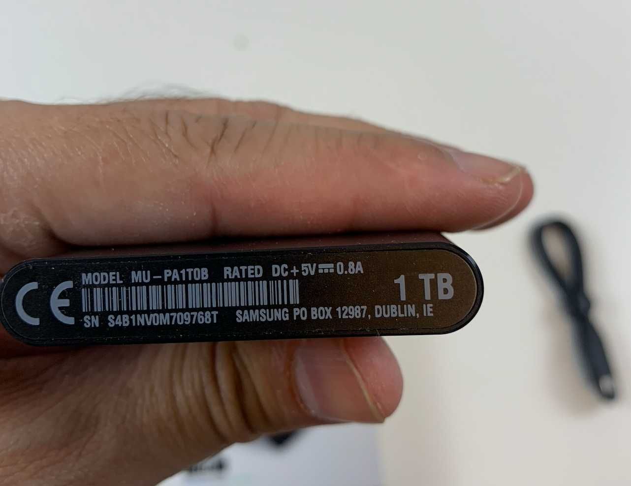 SSD extern Samsung T5 1TB | USB 3.1 Gen 2 | Stare excelenta
