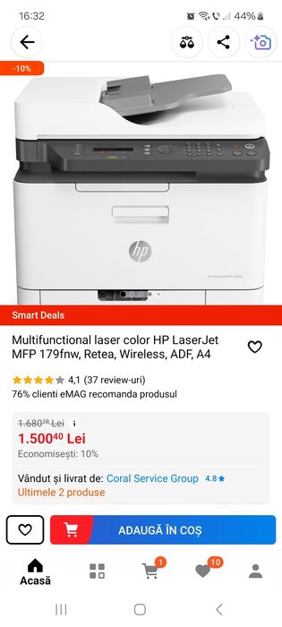 Imprimanta HP 7720 laser