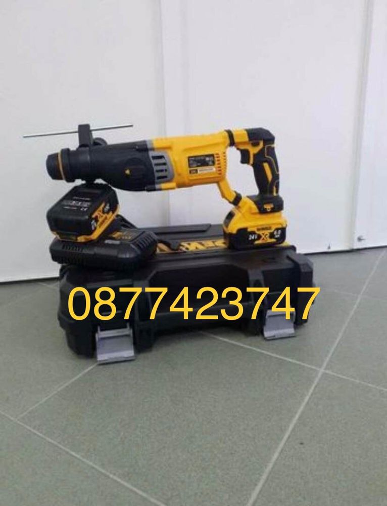 Безчетков Акумулаторен Перфоратор Dewalt 24