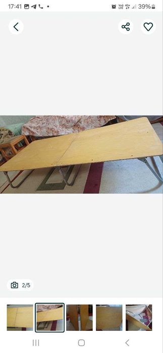 Продам стол раскладушку 2в 1