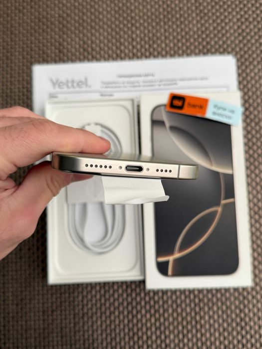 НОВ! Гаранция! iPhone 16 PRO MAX Лизинг от 78лв/м 256 Natural titanium