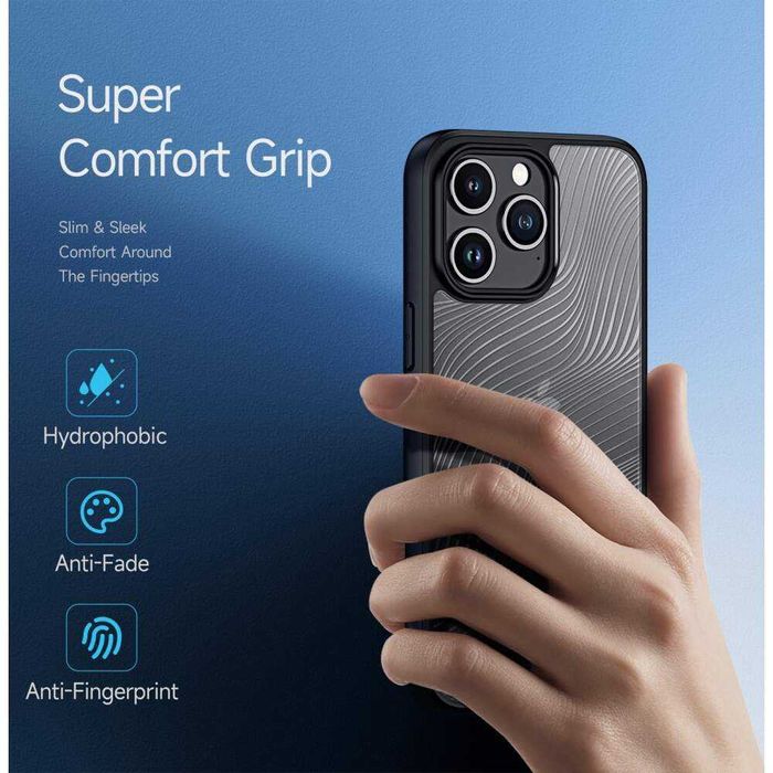 Husa Antisoc / Anti-Amprenta DUX Ducis iPhone 13 Pro Max , 15 Pro Max