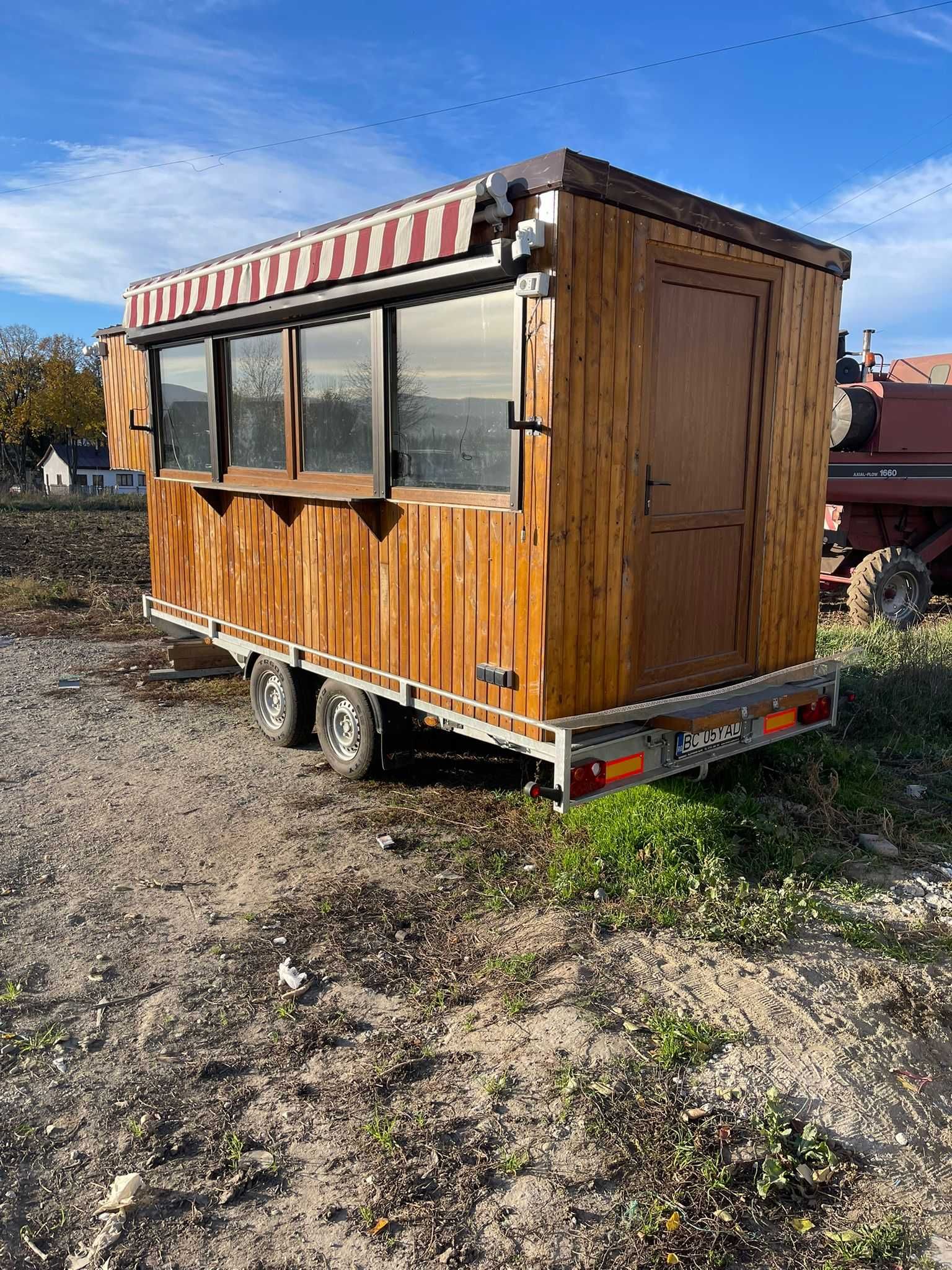 Rulota restaurant streetfood echipata complet 5m lungime \ 2.2m latime