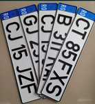 Numere auto ornamentale personalizate