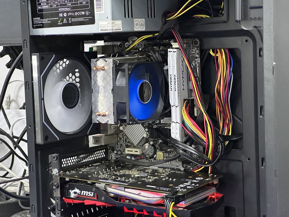 Игровой ПК / i5-4430 / GTX 1050 ti / 16gb HyperX 1600 mhz/ SSD + HDD /
