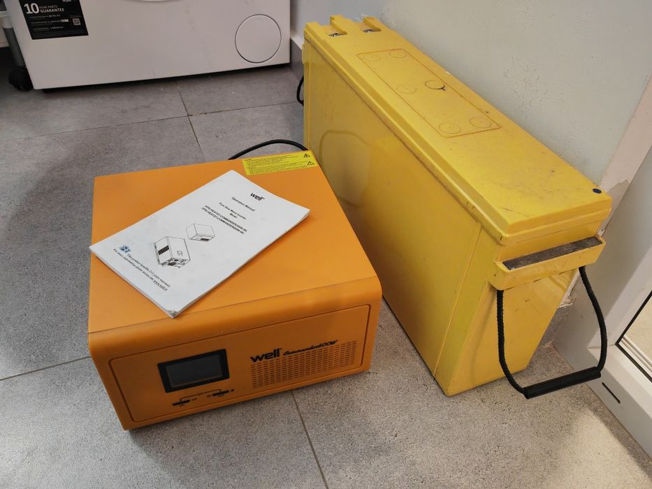 UPS Well commander 600w + acumulator  Powersafe 12v155fs
