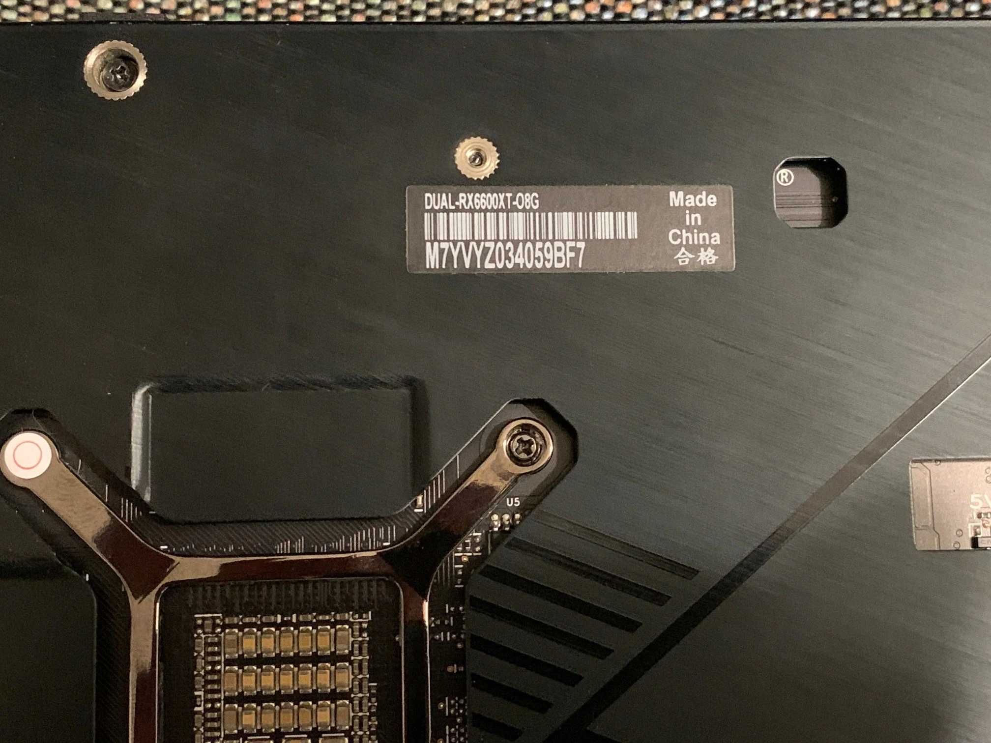 RX 6600 XT ASUS Dual OC AMD Radeon