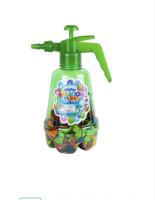 Balon cu pompa de apa, 100 de baloane