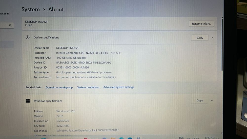 Vand laptop Acer E1-510