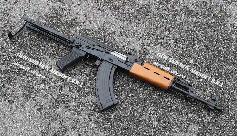Pusca ELECTRICĂ & MODIFICATĂ Arma (Full Metal Cu Lemn) AK47 - 650fps!