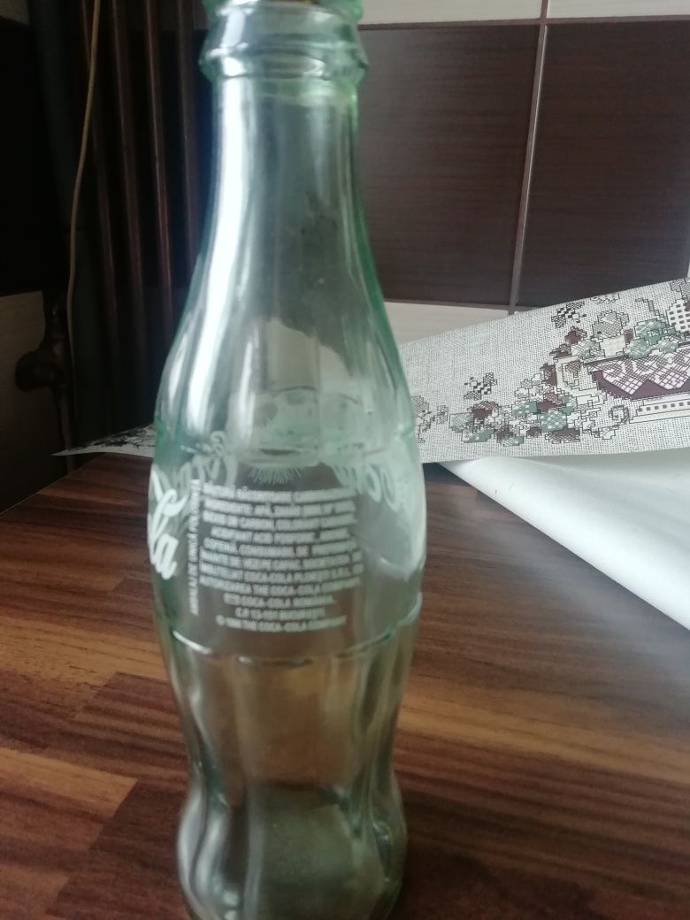 Sticlă Coca-Cola ediție limitată Eclipsa din România 1999!