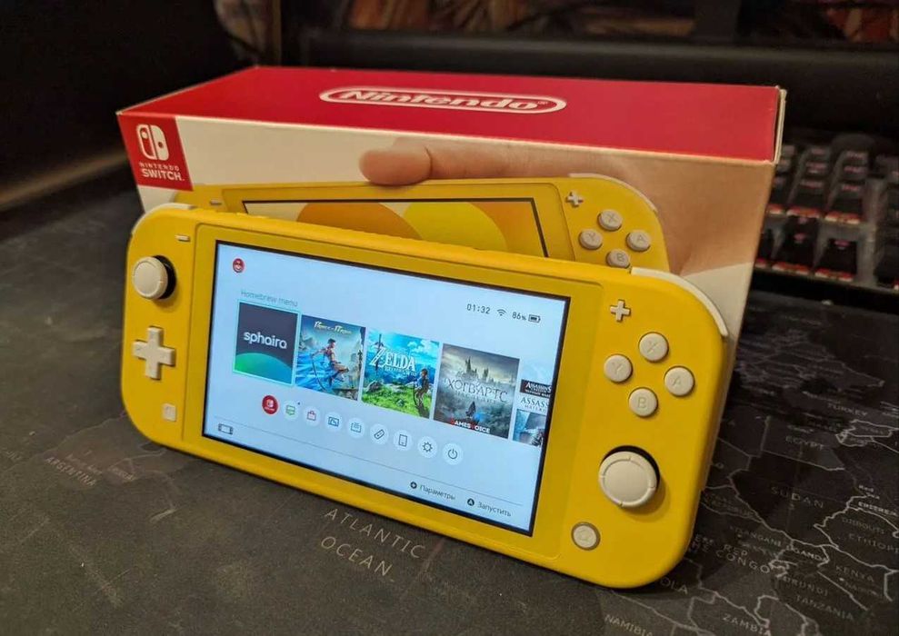 Игровая приставка Nintendo Switch Lite (прошитая, чип, 256Gb)