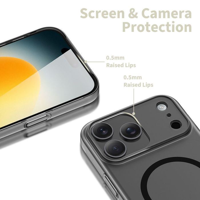 Калъф tech-protect magslim magsafe за iphone 17 pro в матово черно