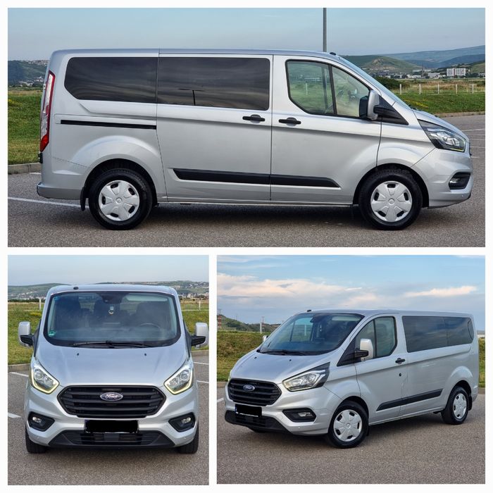 Ford Transit Custom 2018/ Climă față-spate/ 8+1 locuri/ 2.0 diesel 130