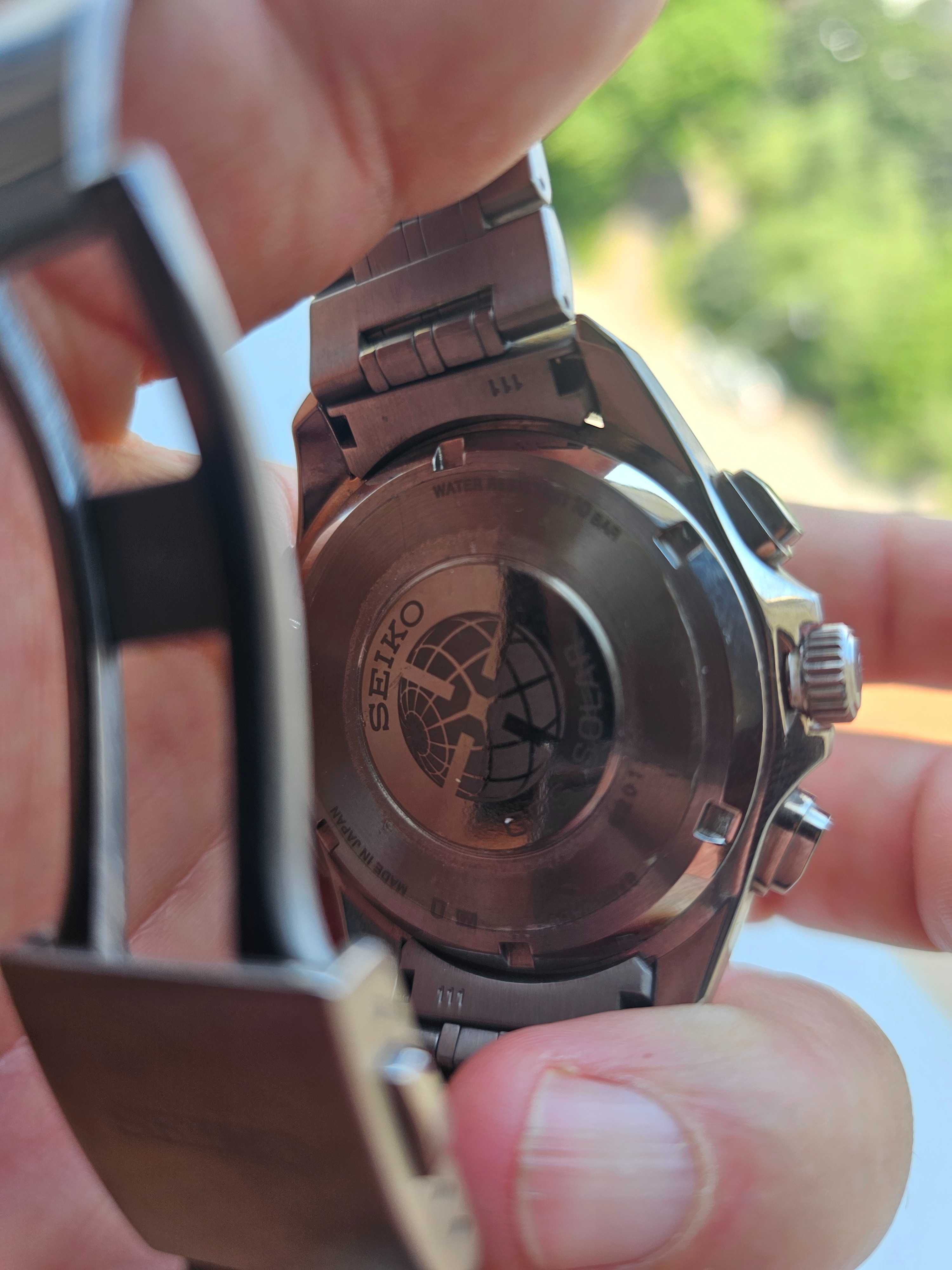 Seiko Astron Titanium Blue GPS Solar Watch SSE005