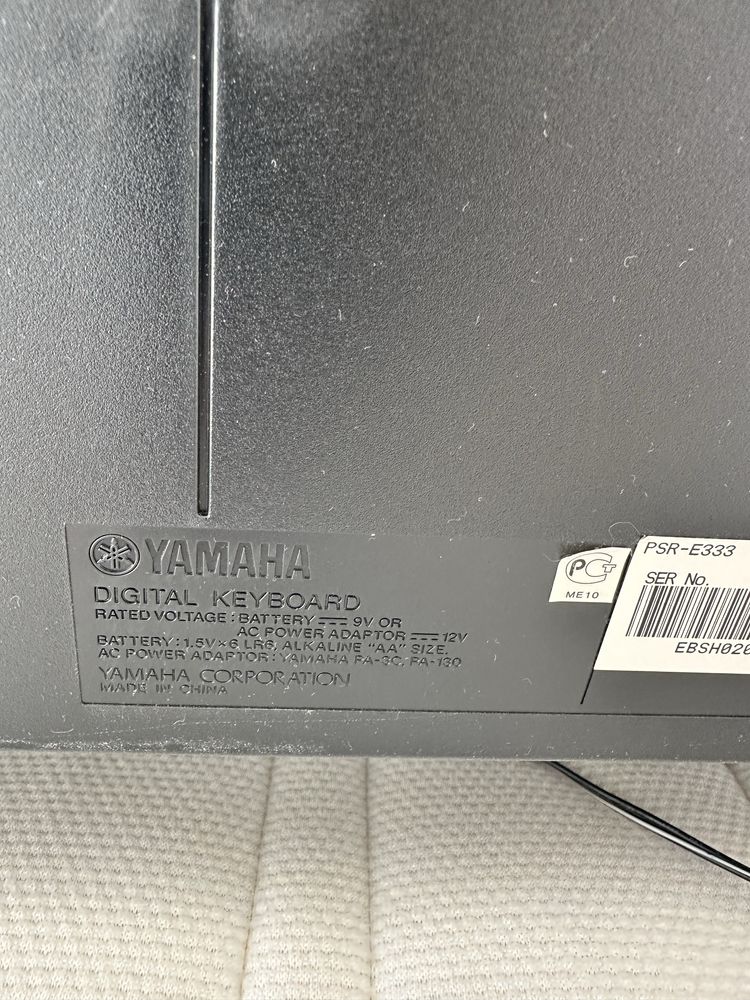 Пияно YAMAHA PSR E333 YPT330