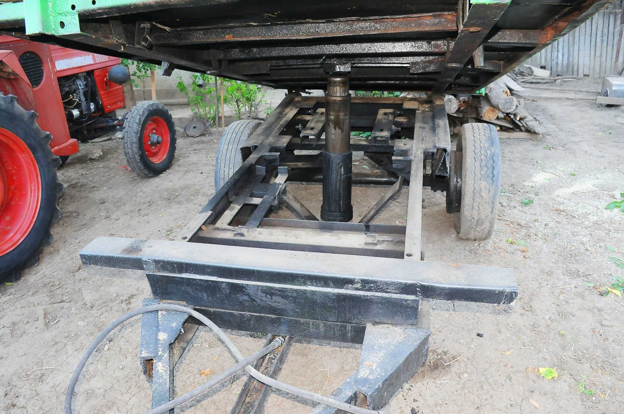 Remorca basculabila monoax 3 x 1.80 m, basculare hidraulica la tractor