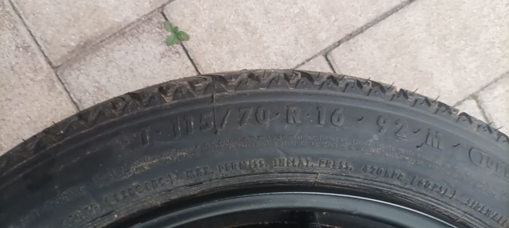 Roata de rezerva slim Opel 5x110 16