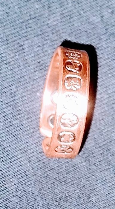 INEL de ARAMĂ , cu 4 MAGNETI și ZODII, NOU (nepurtat)