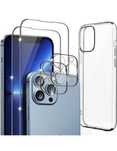 Pachet Husa Air + Folie Sticla + Folie Camera Iphone 14/15/16 PRO MAX