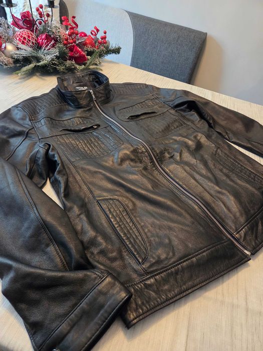 Мъжко яке от естествана кожа