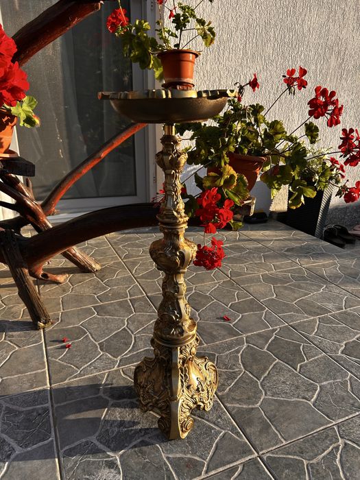 Scrumiera baroc din bronz masiv