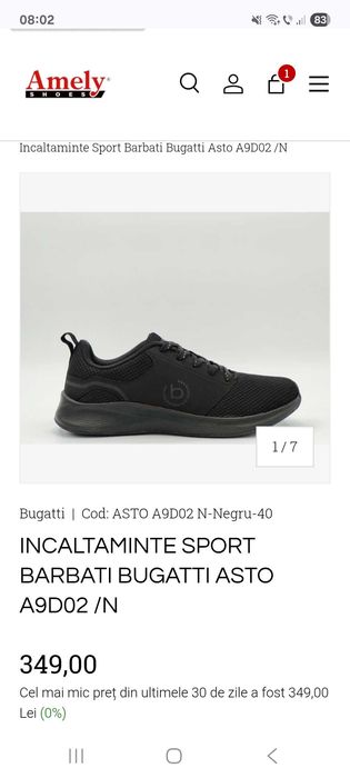 Adidasi Bugatti marimea 42, noi