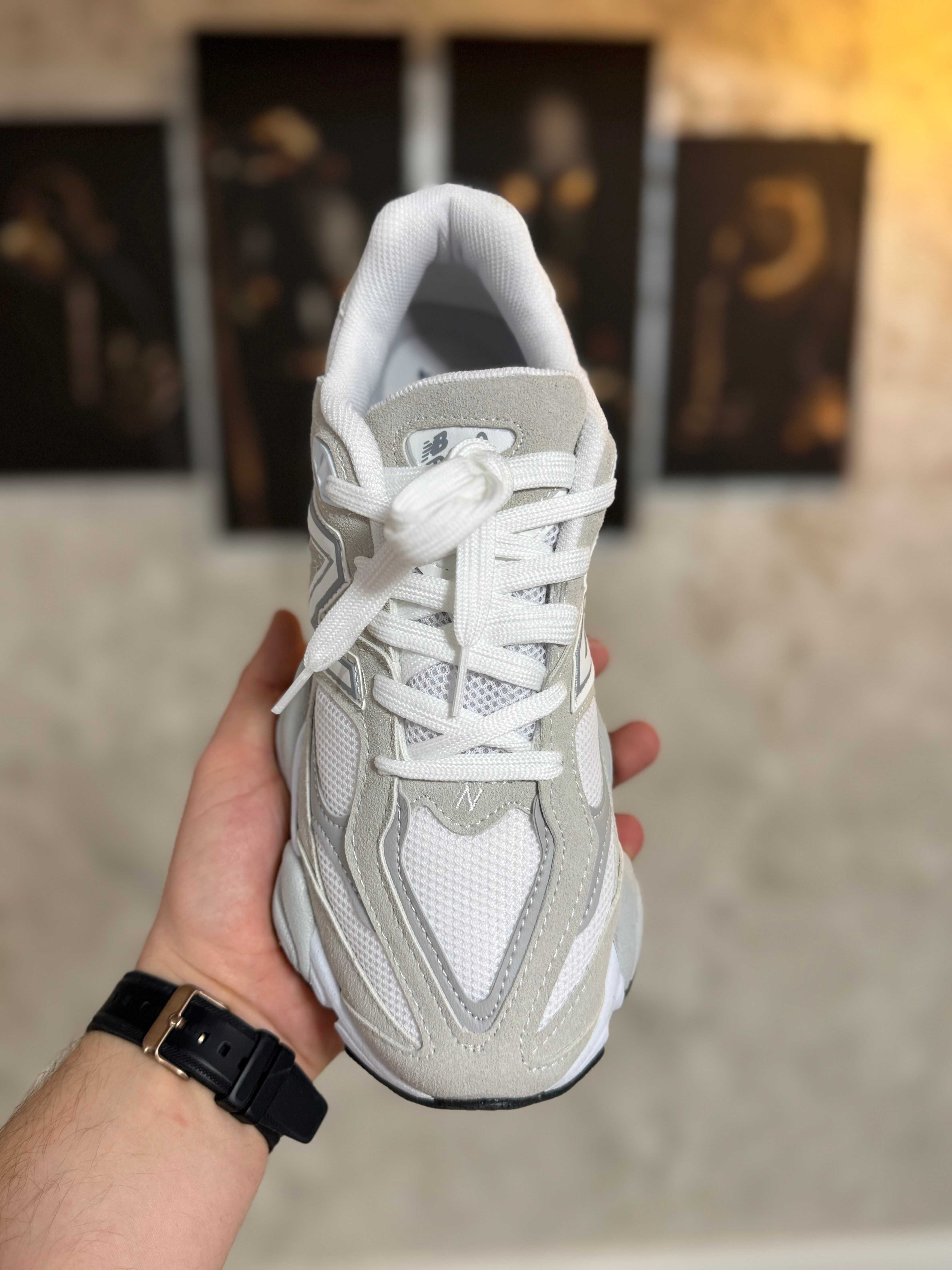 Adidasi Barbati New Balance 9060 White & Gri!