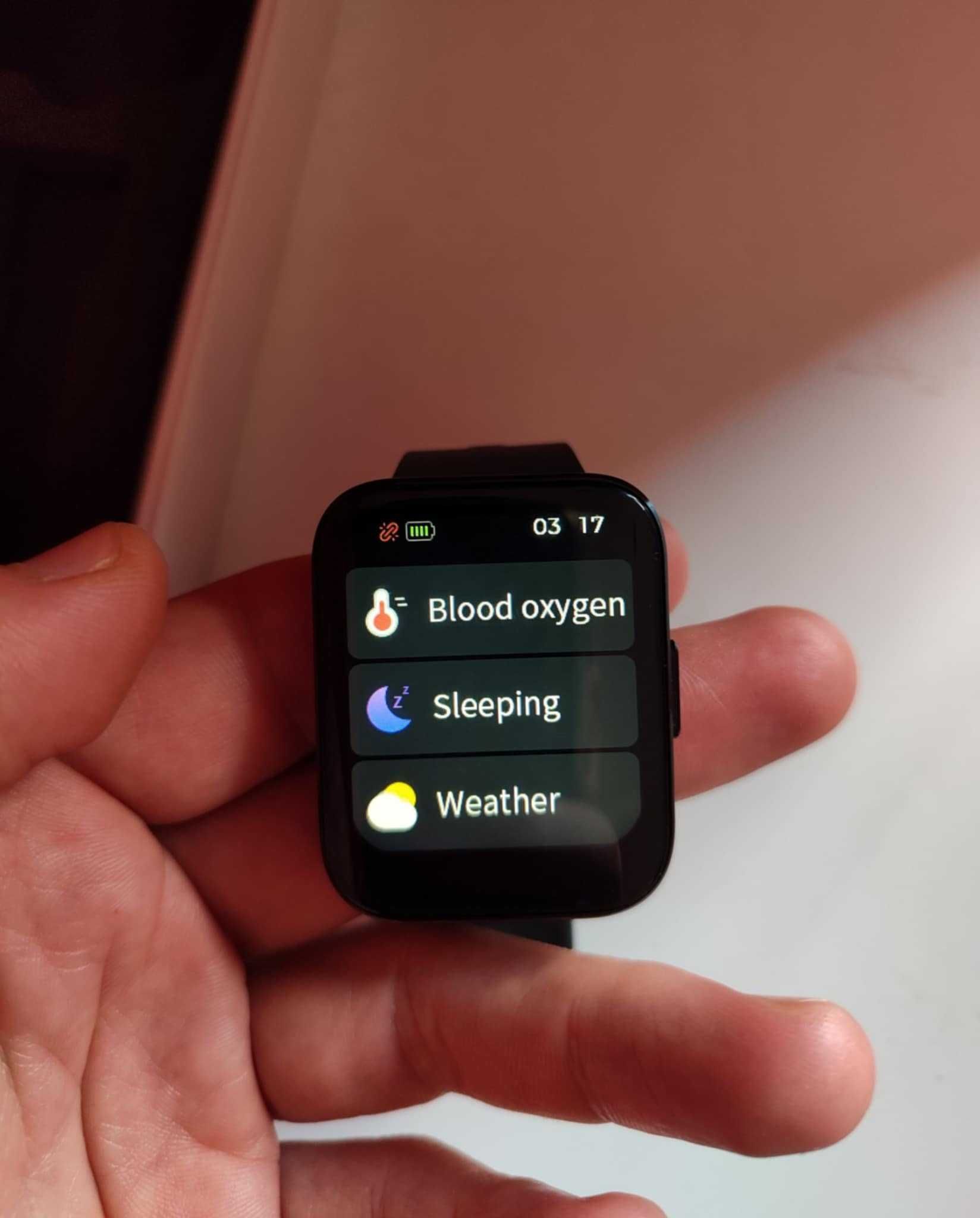 Спортен смарт часовник Smart Watch Dual Curved Screen