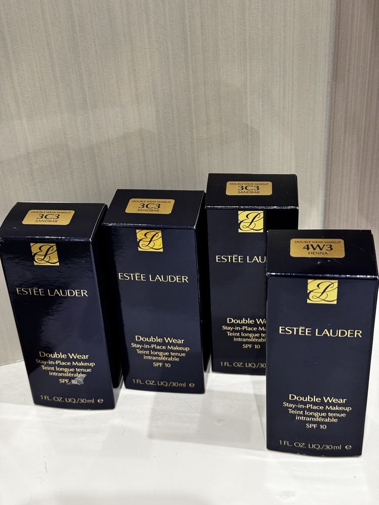 Фондьотен Estee Lauder Double Wear 3С3 и 4W3