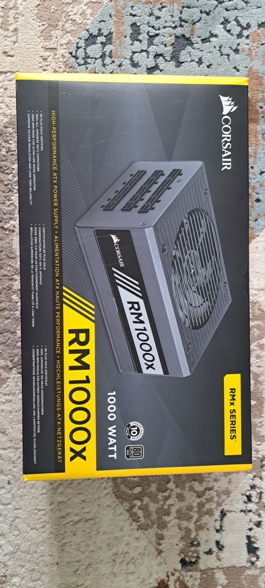 Продам блок питания corsair RM 1000x