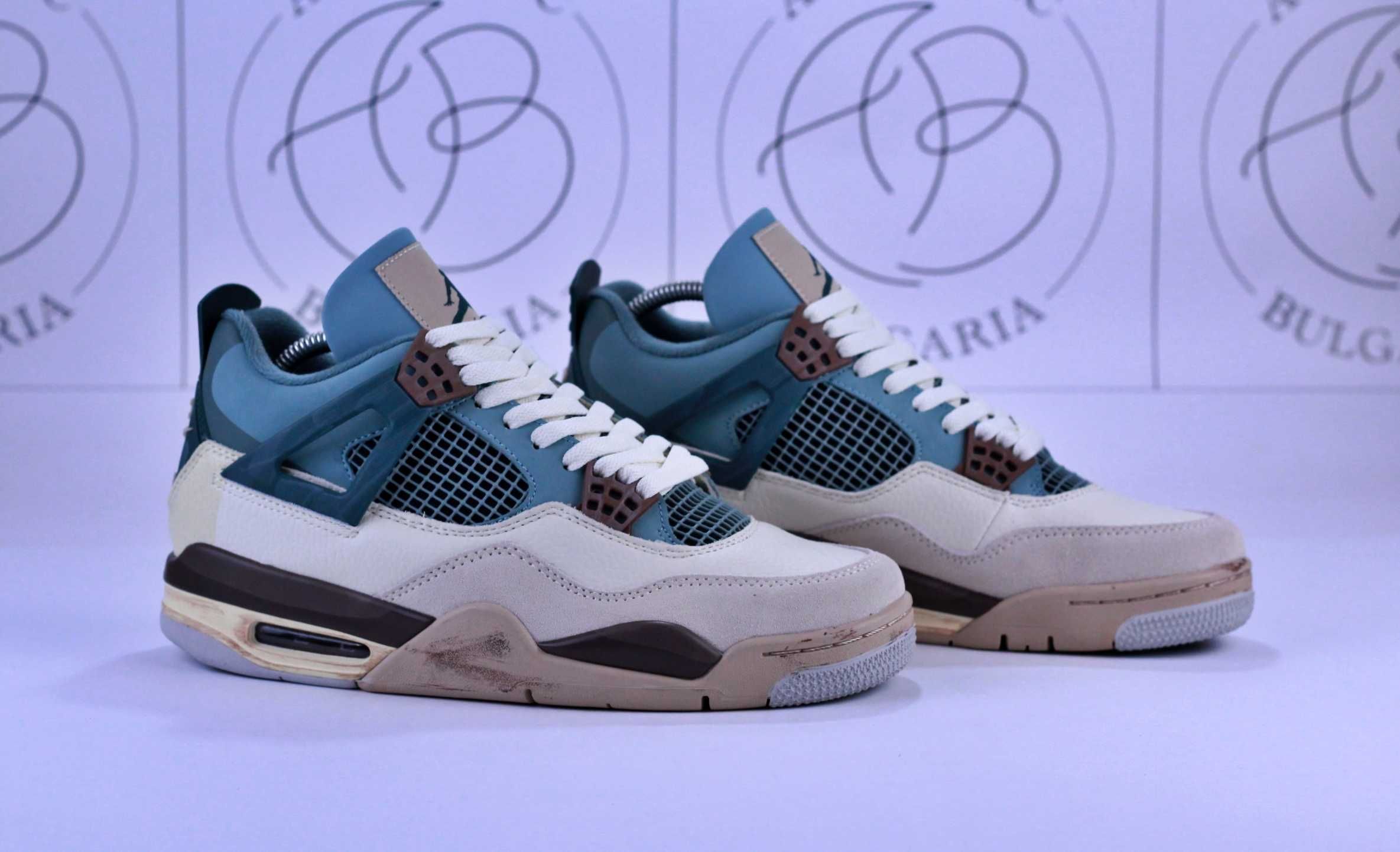 Nike Air Jordan 4 Military Black Metallic Purple SB Pine Green Snorlax