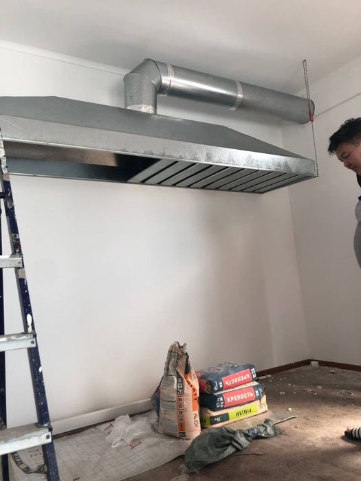 вытяжка вентеляция приночная система и дымоход для котель