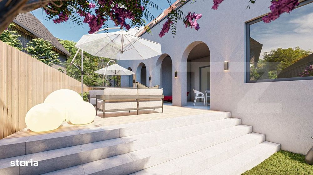 Casa tip duplex la 10min de centru! 3 nivele, teren 280mp