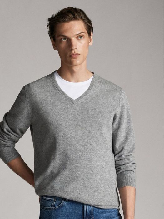 Pulover Massimo Dutti, din casmir