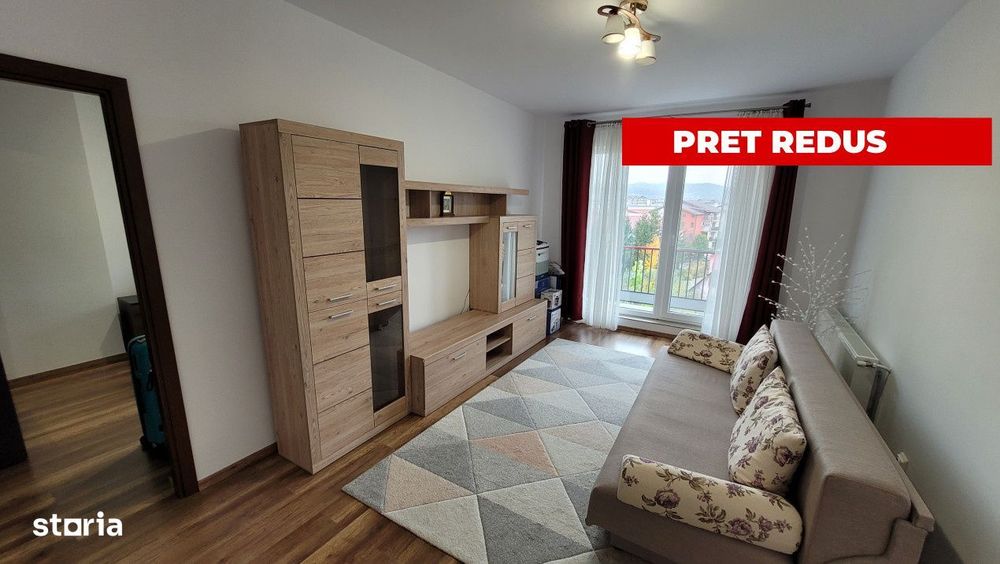 Apartament de 2 camere, 55mp mobilat utilat, bloc cu lift, zona Abator
