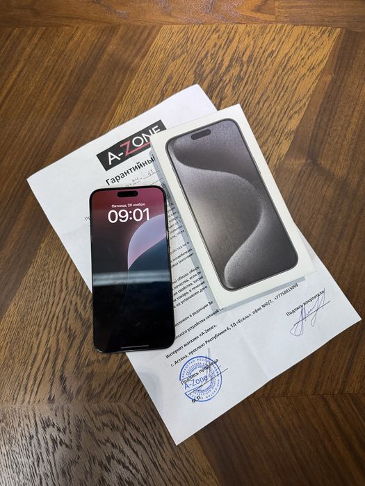 Iphone 15 pro max 256 gb black titan