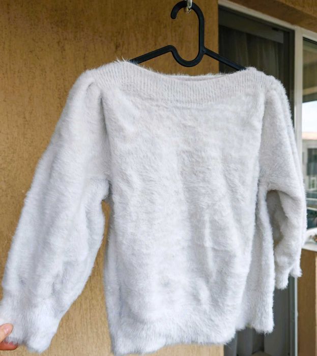 Bluza Mango, alb murdar, mărimea M