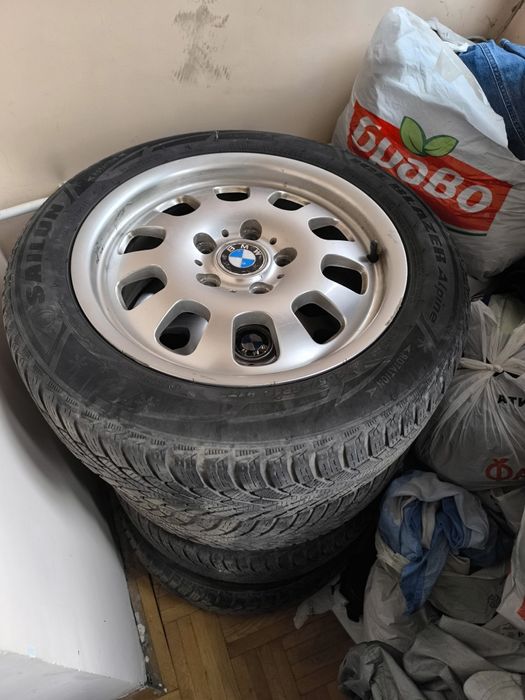 Оригинални джанти за БМВ 5х120 16 цола със зимни гуми
