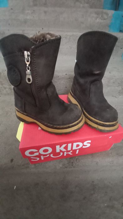 зимние детские ботинки